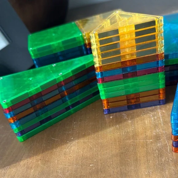 Magna-tiles 54 piece Building Tiles Set - Picture 7 of 7
